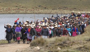 PARO CONTRA PROYECTO MINERO EN CAJAMARCA
